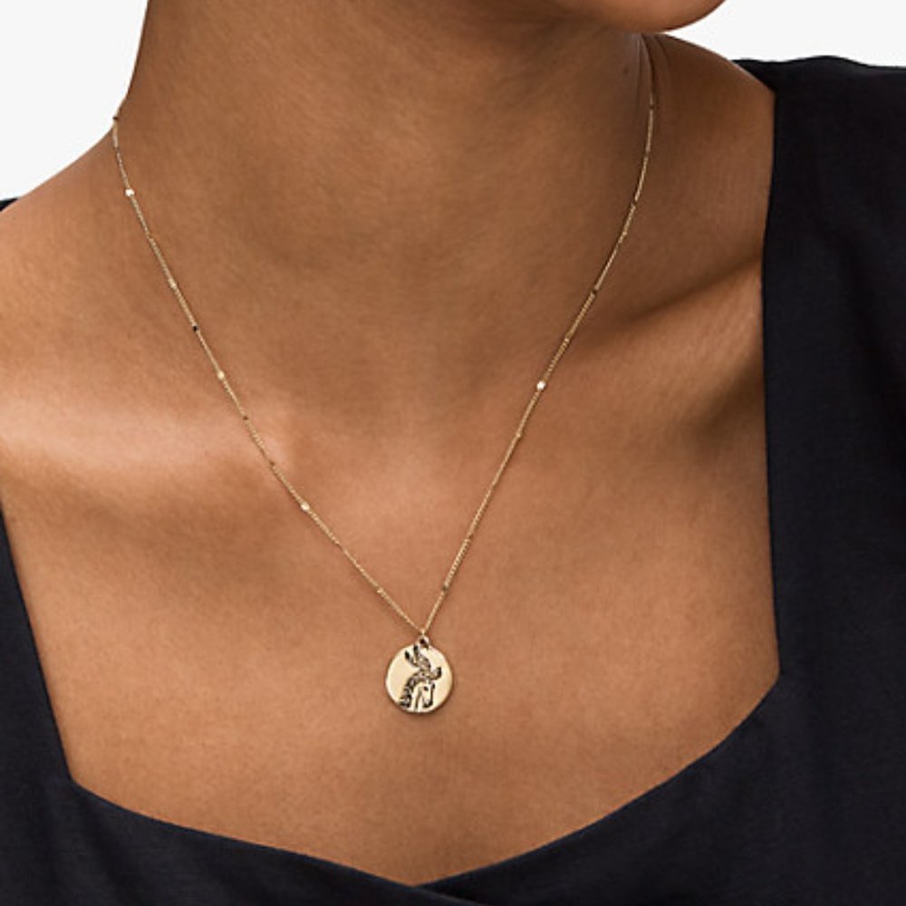 Kate Spade Zodiac Capricorn Round Pendant - Picture 5 of 5